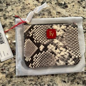 Nwt’s Frances Valentine small leather pouch